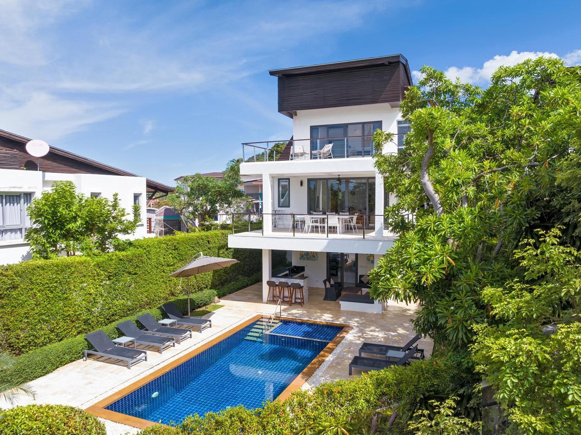 3 Bedroom Luxury 5 Star Seaview Villa Esprit Sdv087-By Samui Dream Villas Плажа Банграк Екстериор снимка