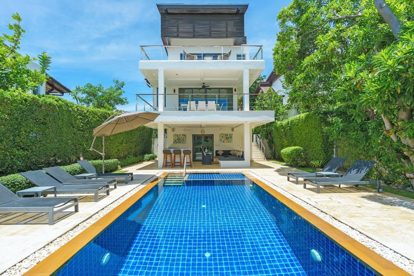 3 Bedroom Luxury 5 Star Seaview Villa Esprit Sdv087-By Samui Dream Villas Плажа Банграк Екстериор снимка
